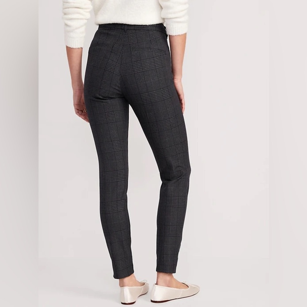 OLD NAVY Plaid Pixie High Rise Skinny Pants Women’s Sz 12